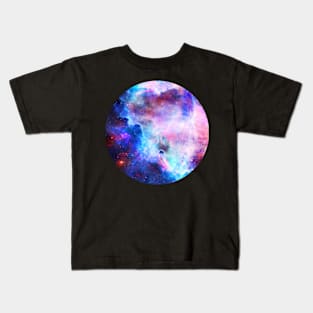 Galaxy Cosmos Space Astro Art Astrophotography Universe Stars Nebula Colorful Art Poster Kids T-Shirt